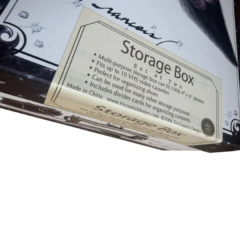 2 new Empty Shoe Boxes Francois Clouet Hollywood Beverly Hills Sketched Heels